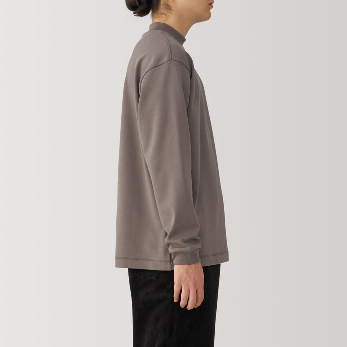 Muji Thermal Mock Neck Long Sleeve Uomo Magliette Grigie | US0P3G36E