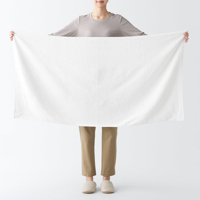 Muji Twin Pile Bath with Loop Donna Asciugamano Blu Marino | SV1V1R43R