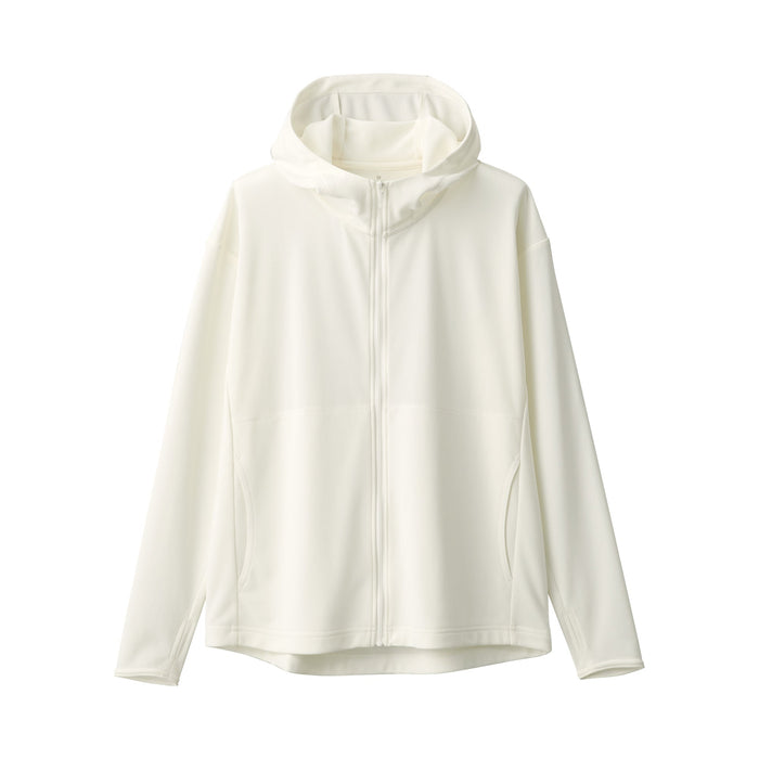 Muji UV Protection Quick Dry Zip Up Hoodie Donna Giacche Bianche | VW3G8K05A