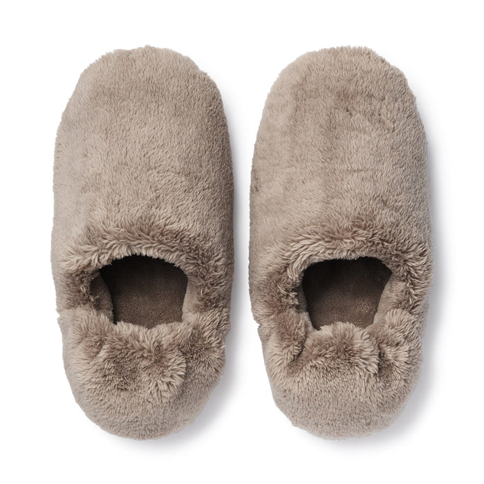 Muji Warm Fiber Room Uomo Pantofole Beige | FH3X2O48P