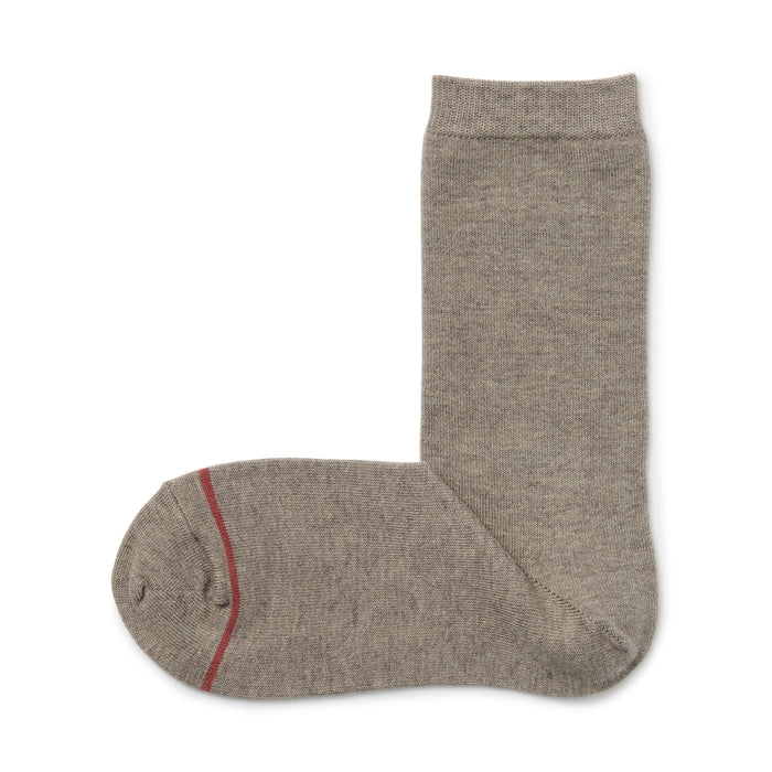 Muji Warm Pile Cotton Donna Calzini Nere | FI7E5O93J