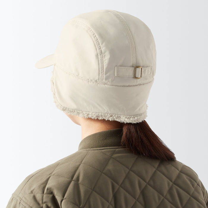Muji Water Repellent Boa Fleece Donna Berretti Bianche | MC7G4M52D