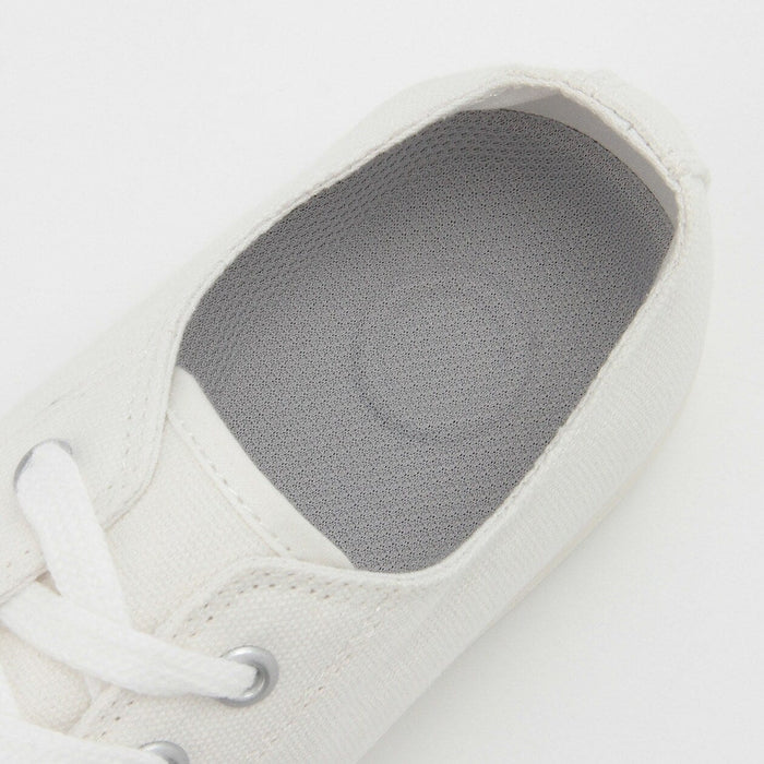 Muji Water Repellent Cushioned with Laces Donna Sneakers Bianche | SC2A8J13A