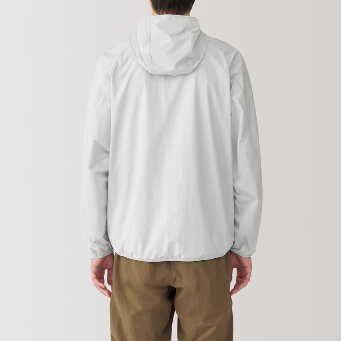 Muji Water Repellent Pocketable Uomo Giacche Bianche | BJ3H0C14B