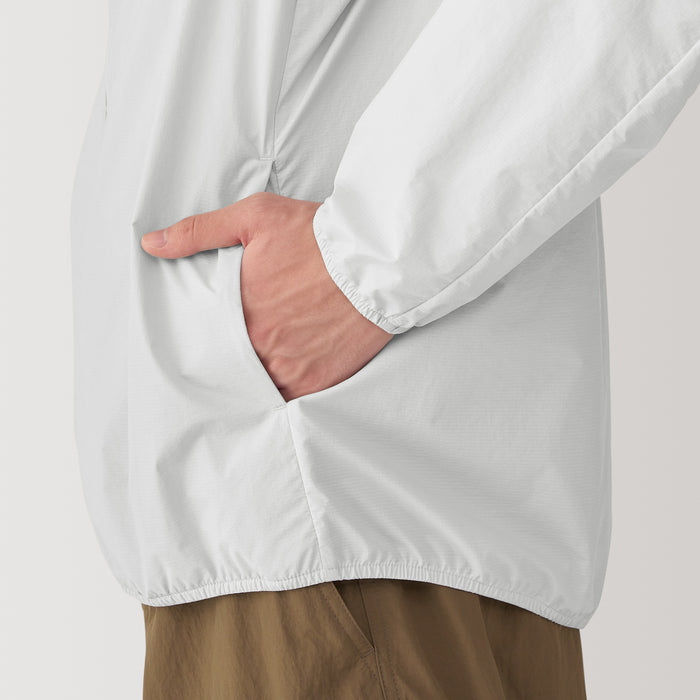 Muji Water Repellent Pocketable Uomo Giacche Bianche | BJ3H0C14B