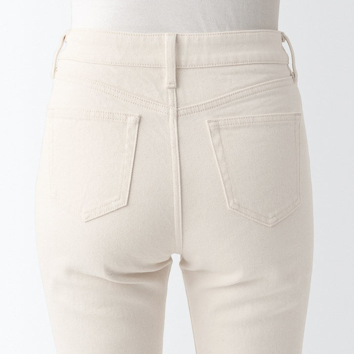 Muji WoStretch Denim Slim Uomo Jeans Bianche | WL1A4U61Q
