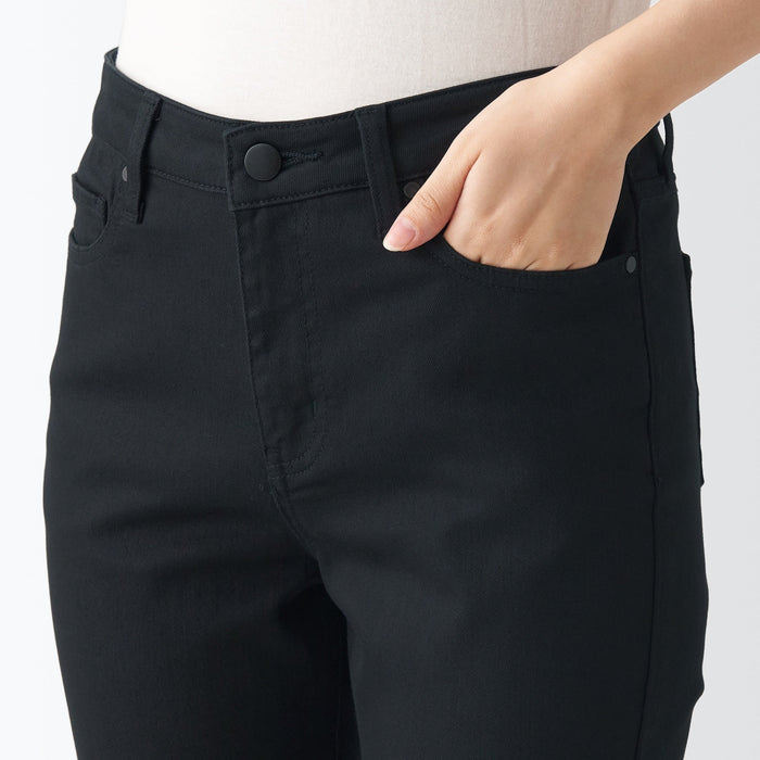 Muji WoSuper Stretch Denim Skinny Uomo Jeans Nere | KR0A6J09I
