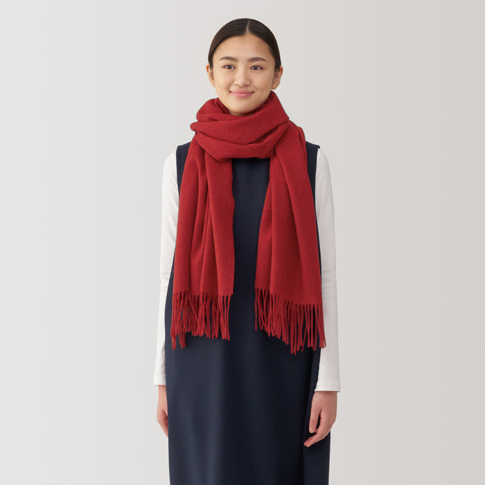 Muji Wool Blanket Donna Sciarpa Rosse | JV4B5A69Y