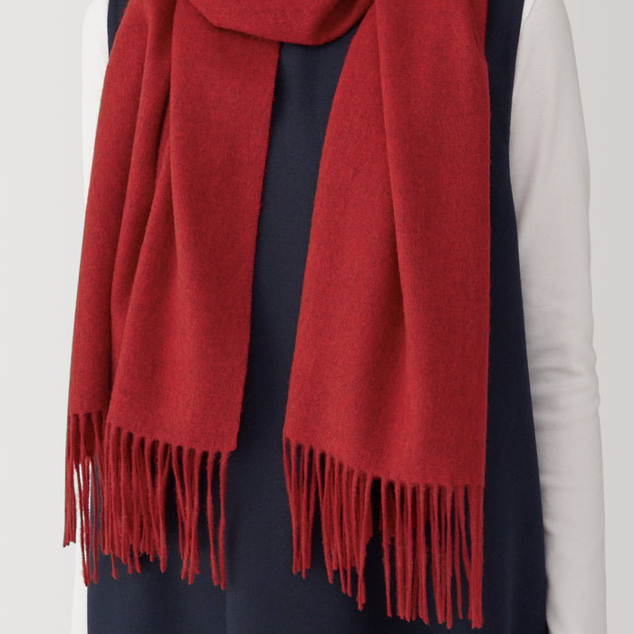 Muji Wool Blanket Donna Sciarpa Rosse | JV4B5A69Y