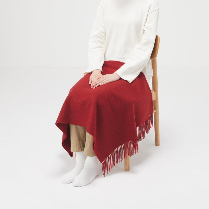 Muji Wool Blanket Donna Sciarpa Rosse | JV4B5A69Y