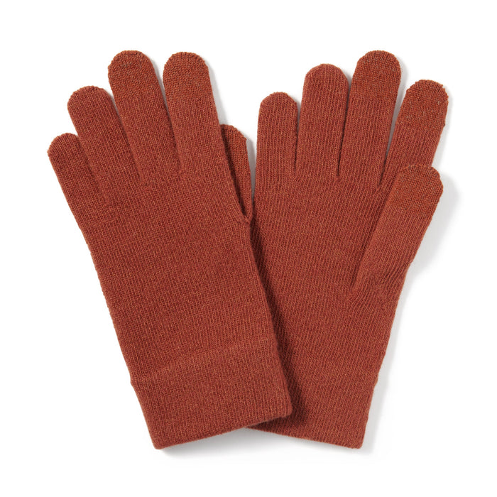 Muji Wool Blend Touchscreen Donna Guanti Rosse | BS9E1E40T