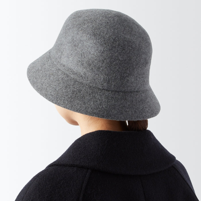 Muji Wool Uomo Cappello A Secchiello Grigie | PO0N5Y06L
