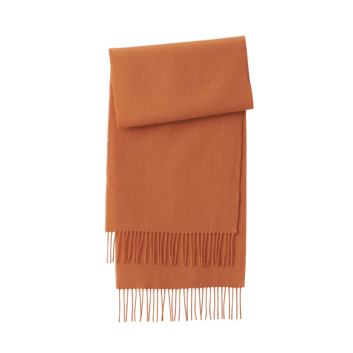 Muji Wool Uomo Sciarpa Arancioni | VZ1A4O23K
