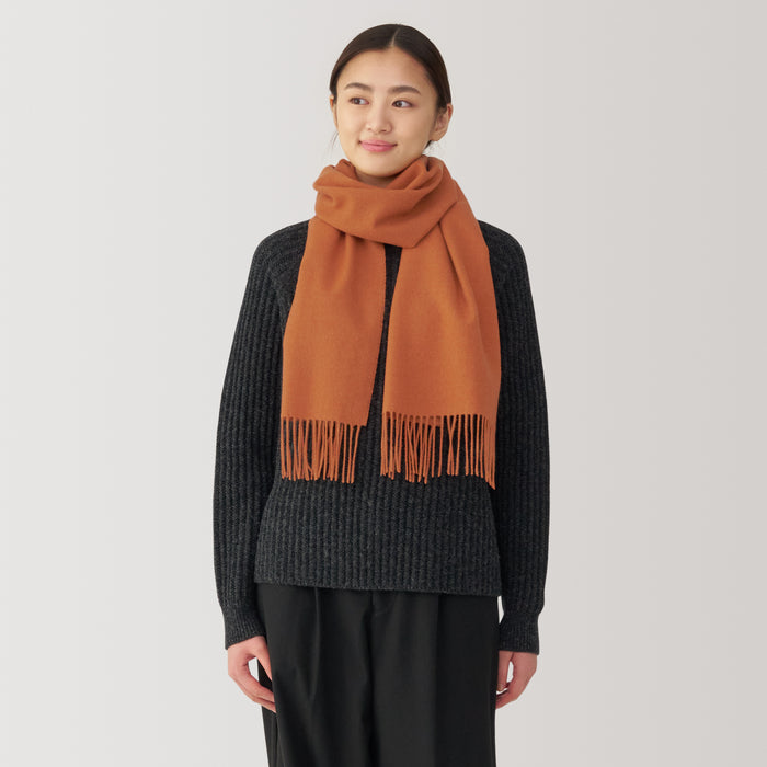 Muji Wool Uomo Sciarpa Arancioni | VZ1A4O23K