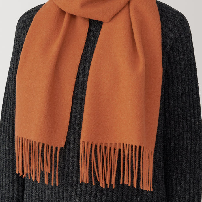 Muji Wool Uomo Sciarpa Arancioni | VZ1A4O23K