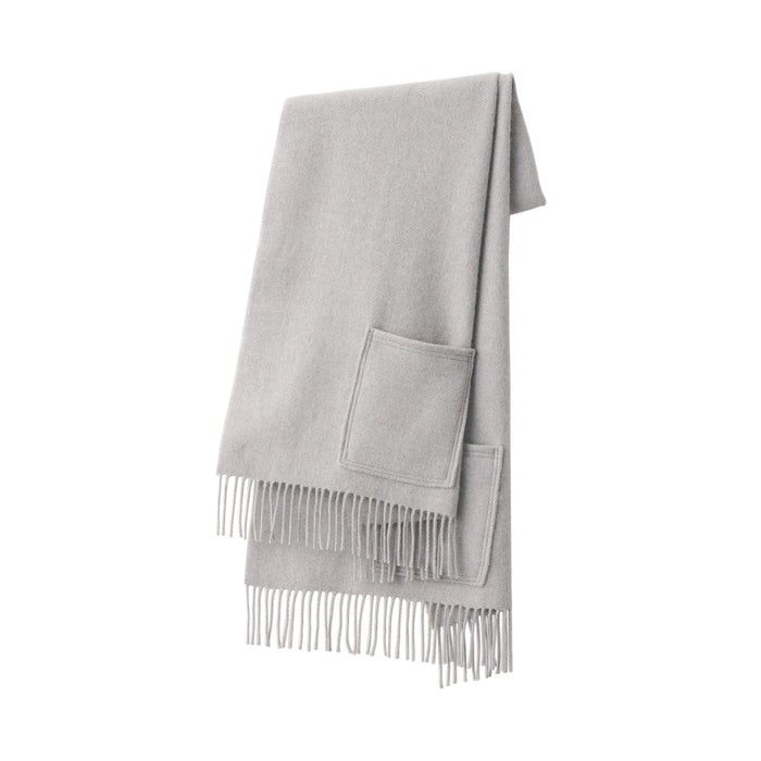 Muji Wool Uomo Sciarpa Grigie | MC5D6G25D
