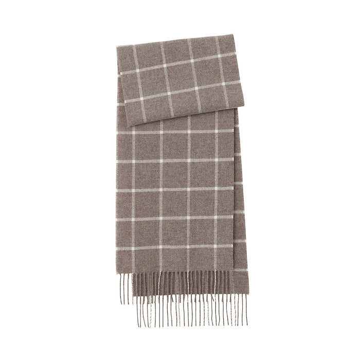Muji Wool Woven - Pattern 30x180cm Uomo Sciarpa Rosse | CD2Q7S70E
